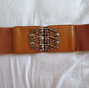 Brown Belt with design